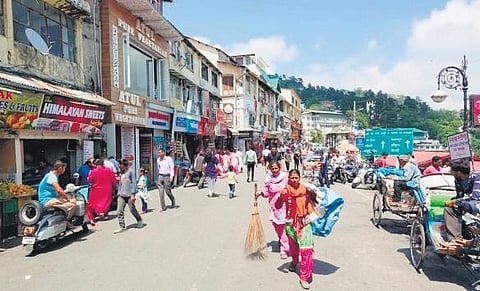 Traffic curbs for tourists and locals on Mussoorie’s famed Mall Road
