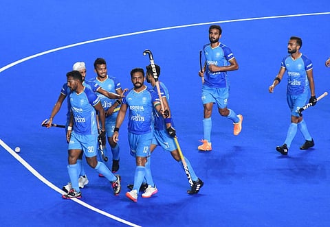 Indian Hockey Team. ( Photo| Ashwin Prasath)