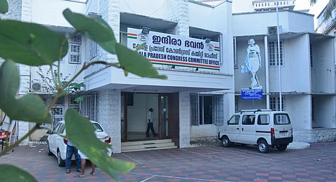 KPCC headquarters, Indira Bhavan in Thiruvananthapuram.(Photo | Express)