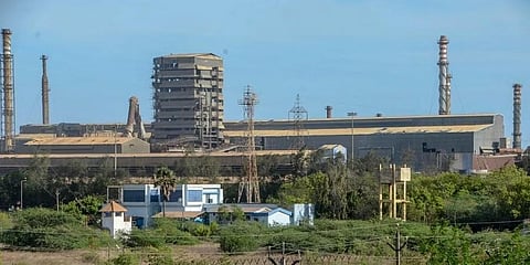 A view of the Sterlite Copper plant in Tamil Nadu's Thoothukudi district. (Photo | EPS)