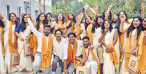 Students received their degrees at the Seventh Convocation ceremony of the School of Planning and Architecture, Vijayawada | Express