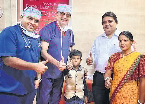 The whole surgery which lasted over two hours under general anaesthesia was done completely free of cost under the ROPES project of Rajan Eye Care and Chennai Vision Charitable trust.