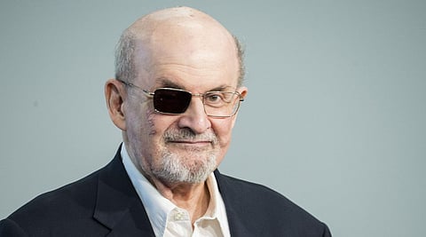 Indian-born British-American novelist Salman Rushdie.