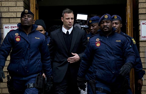 Oscar Pistorius has been released from prison on parole after serving nearly nine years murder sentence for killing girlfriend Reeva Steenkamp on Valentine’s Day 2013. (Photo | AFP)