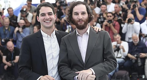 Filmmaker duo Benjamin and Joshua Safdie at the 2017 Cannes Film Festival. (Photo | AFP)