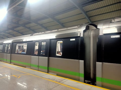 The incident took place on the Bangalore Metro's Green Line (File photo)