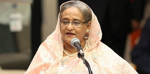 Bangladesh PM Sheikh Hasina. (Photo | PTI)