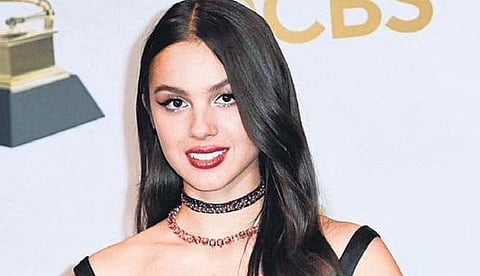 American singer-songwriter and actress Olivia Rodrigo.