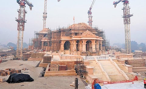 Ram temple in Ayodhya.