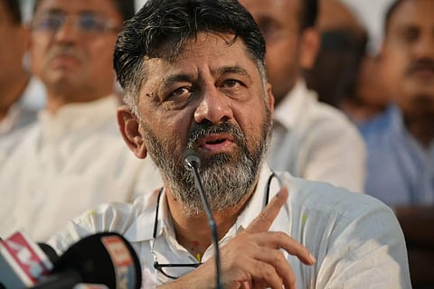 Congress leader and Karnataka Deputy Chief Minister DK Shivakumar. (Photo | Express)