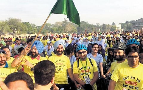 This was not the first time Sidhu organized a cycle rally saying “no to drugs”.