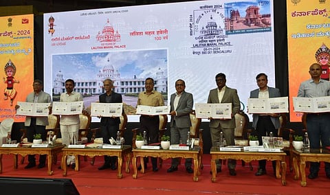 13th state-level philatelic exhibition –KARNAPEX- 2024. (Photo | X/@@CPMGKARNATAKA)