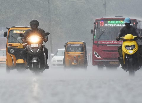 Apart from Tamil Nadu, Puducherry and Karaikal areas will also witness rainfall at one or two places in the coming days. (Photo | Ashwin prasath, EPS)