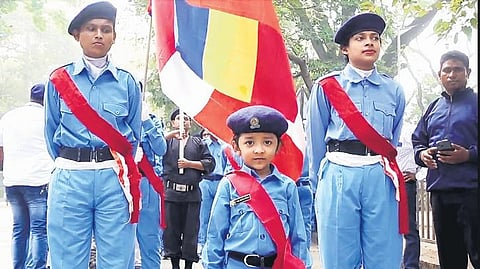 A still from Chaityabhumi