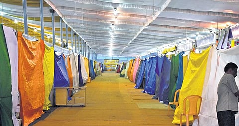 Rains take sheen off Chennai book fair, leave venue flooded