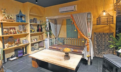 A glimpse into the store not only unveils its rich offerings but also introduces us to these two enthusiastic individuals, revealing the magic they’ve woven into their venture. (Photo| Vinay Madapu)