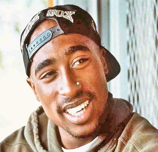 American rapper Tupac Shakur