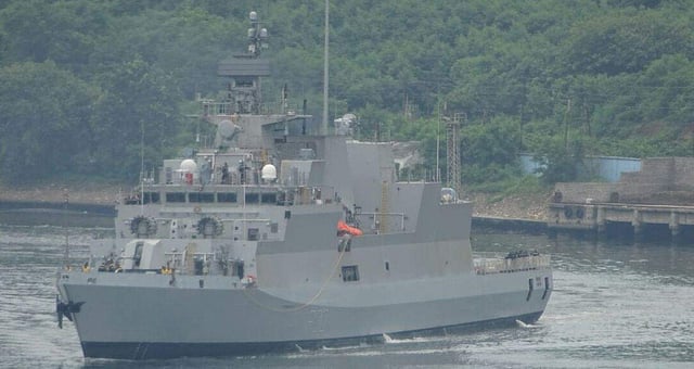 INS Kiltan (ANI Twitter Photo)