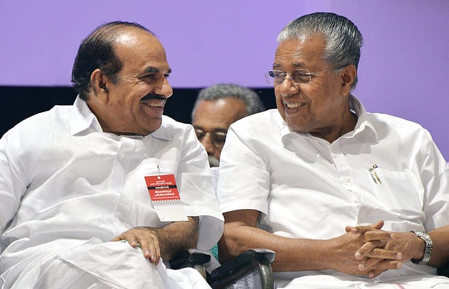 CPM state secretary Kodiyeri Balakrishnan and Kerala Chief Minister Pinarayi Vijayan. (Photo | EPS)