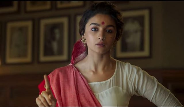 Alia Bhatt as Gangubai in a still from the film 'Gangubai Kathiawadi'
