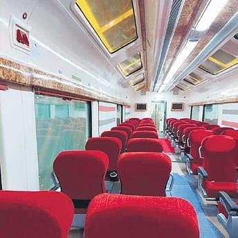 A view of a Vistadome coach | Express