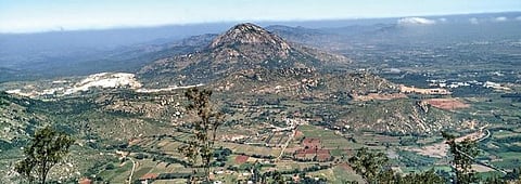 A view of Nandi Hills. 
