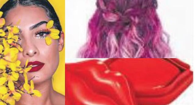 Face gems, Gemini hair and Plumping lip mask