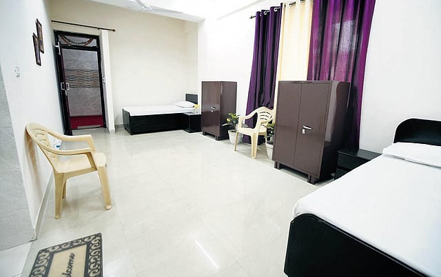 One of the rooms readied for elderly occupants