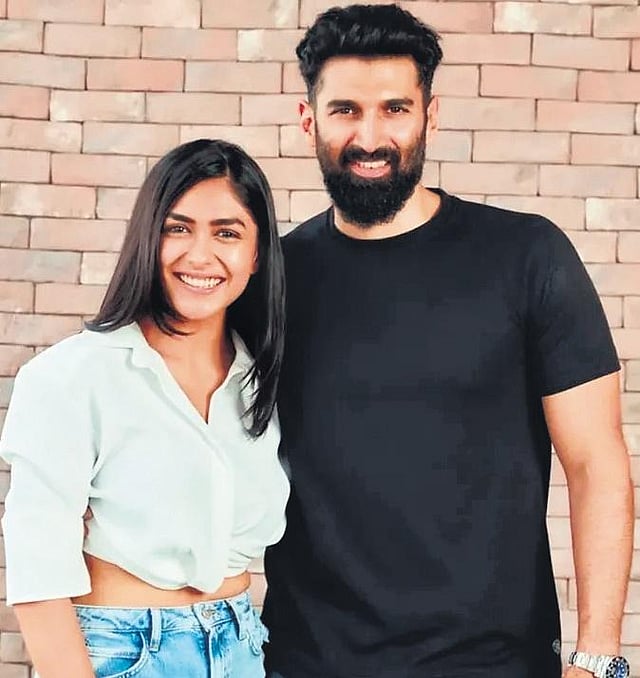 Aditya Roy Kapur and Mrunal Thakur