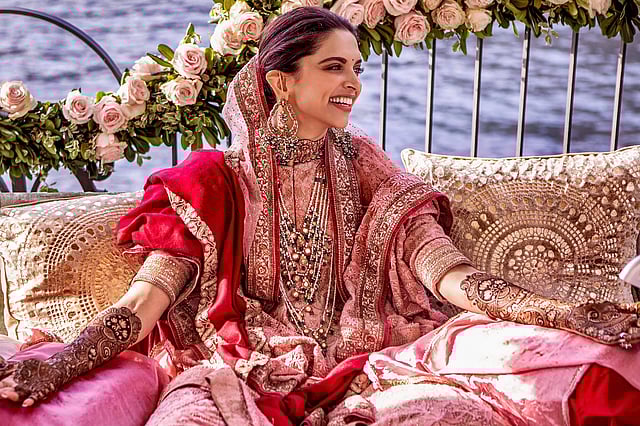 Deepika Padukone from her Lake Como, Italy wedding.