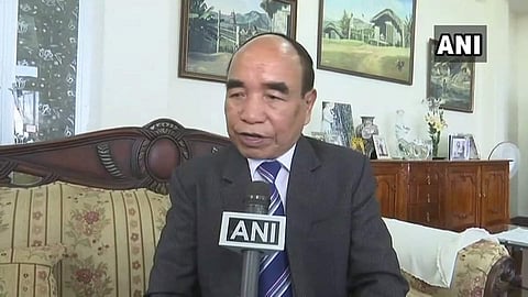 Mizo National Front chief Zoramthanga (Photo | ANI)