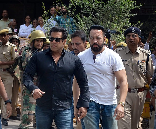  Salman Khan arrives at the court for the hearing (File | PTI)