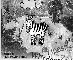 Zelda the zebra teaches you lessons
