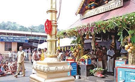 Flag mast at Sabarimala found damaged within hours of installation
