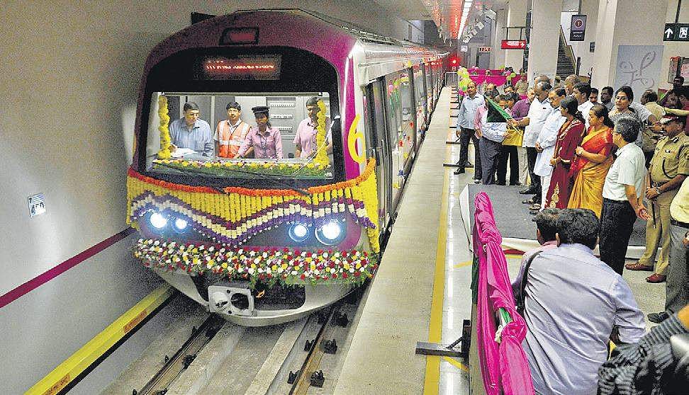 Second six-coach Bengaluru Metro train hits tracks