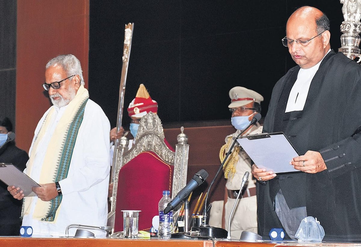 Orissa High Court Chief Justice M Rafiq takes oath