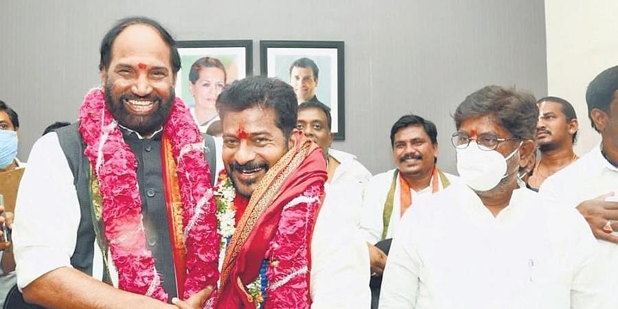 A Revanth Reddy sworn in as Telangana Congress president, likens CM to ...