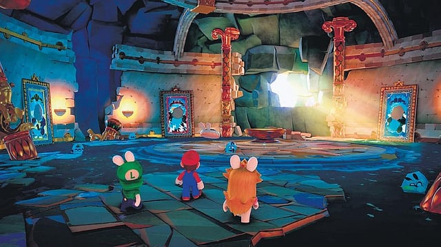 Playing with Mario & Rabbids