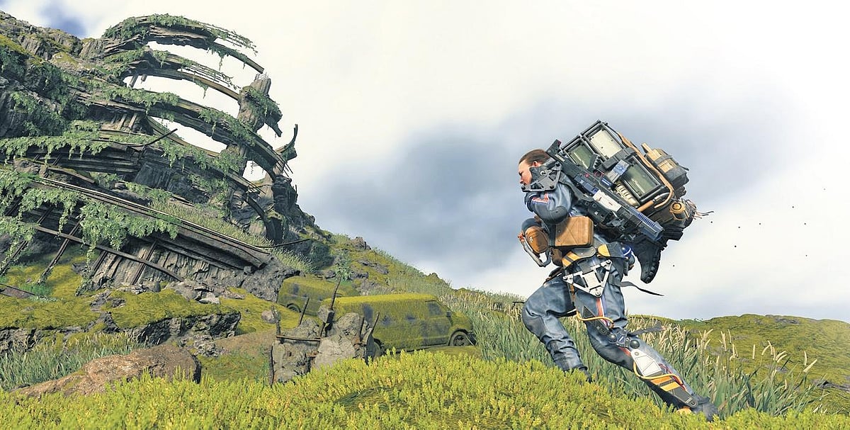 Stranding Position Death Stranding : Fleshed-out sci-fi