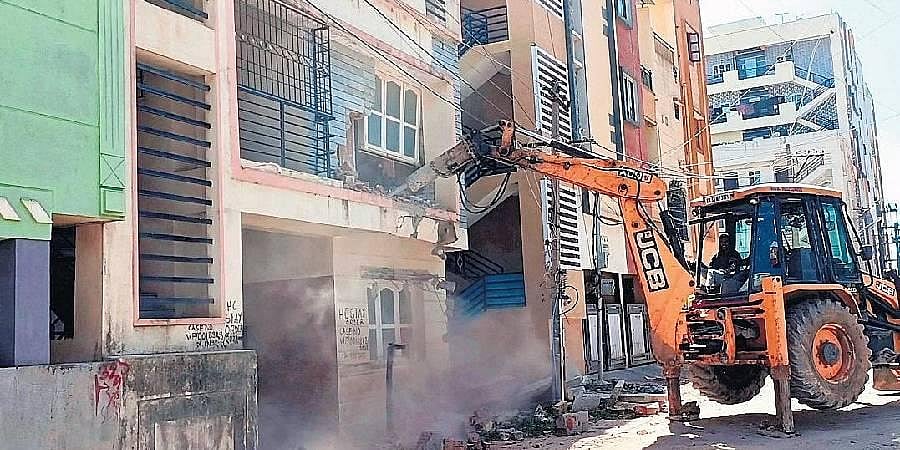 BBMP bulldozers back in action after 1.5 months