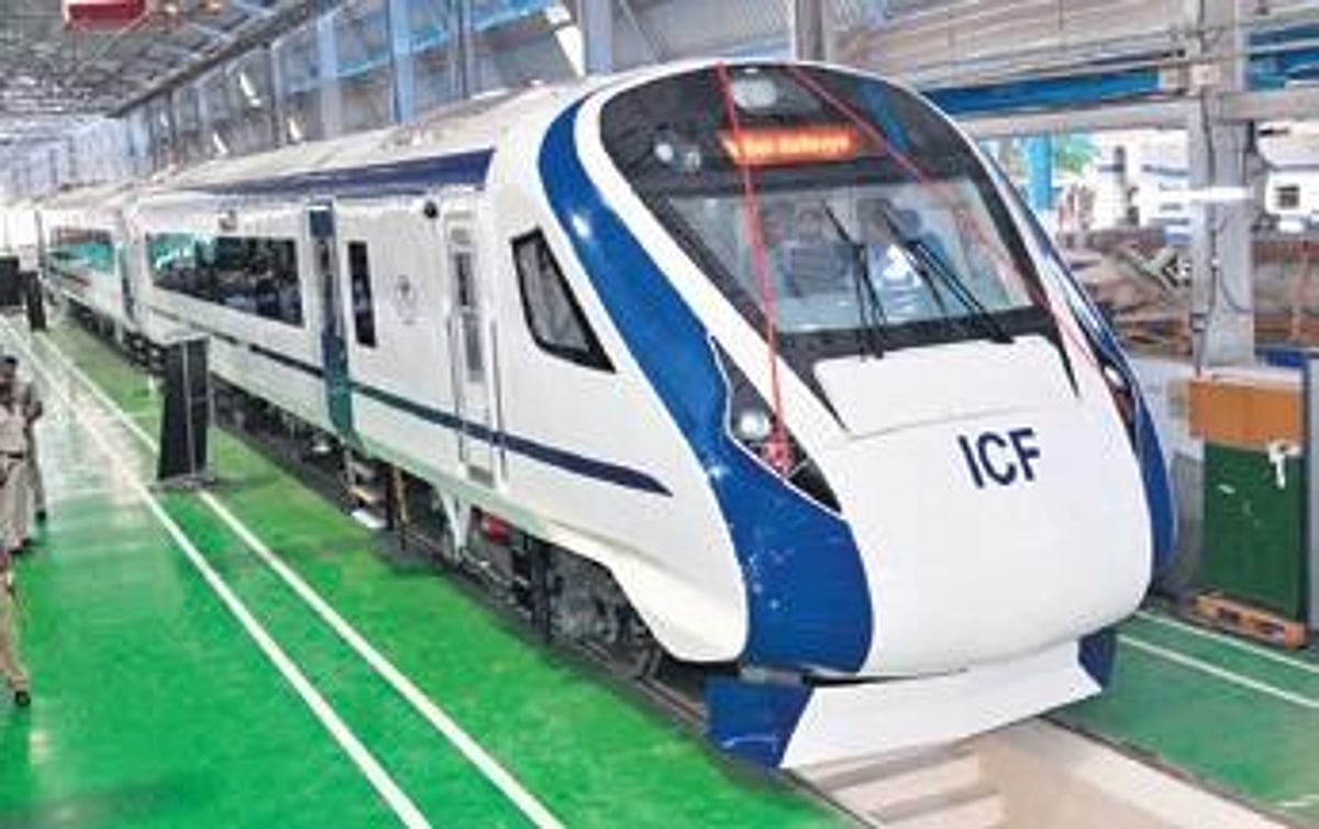 Icf Rake Integral Coach Factory to roll out two Vande Bharat rakes in two weeks ...