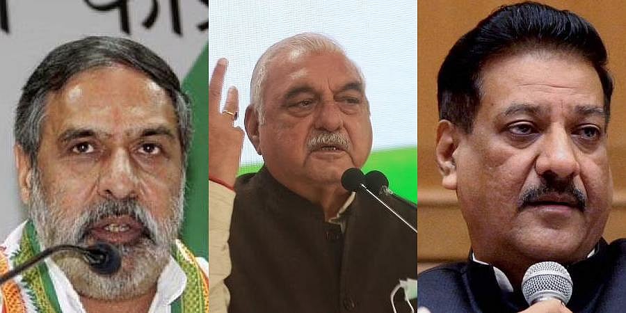 Cong durbaris strike back, seek action against Anand Sharma, Hooda, Chavan