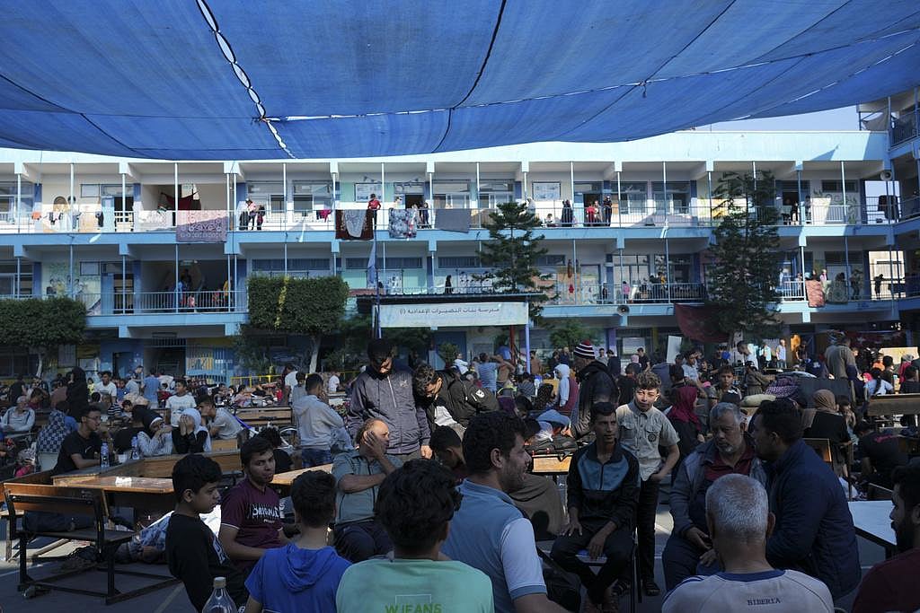 Six killed in UN-run Gaza school during Israeli strikes