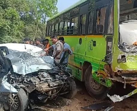Four of family among five killed in accident in Karnataka