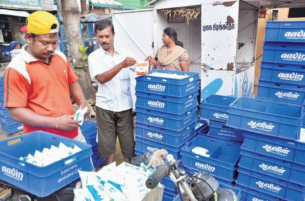 Aavin Chithode Aavin plans schemes to bring down milk production cost