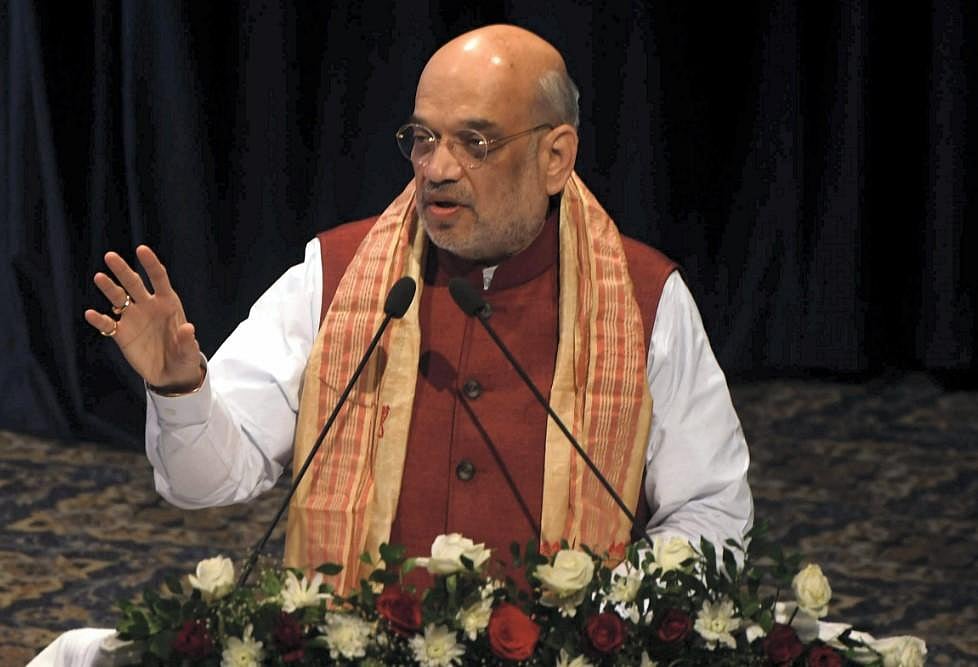 Amit Shah lays stone for 108-ft Lord Rama statue in Kurnool