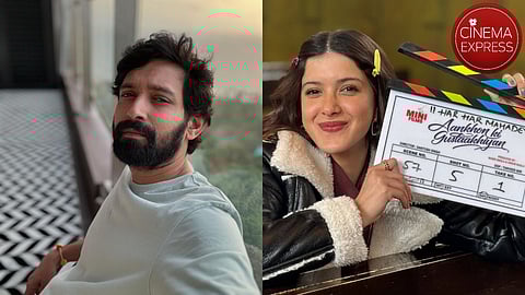 Vikrant Massey (left) and Shanaya Kapoor