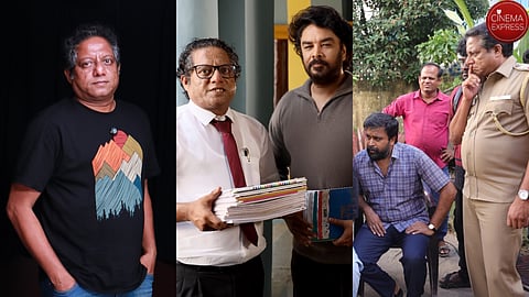 L - Bagavathi Perumal; R - Stills from Gangers and Tourist Family