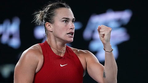 World number two Aryna Sabalenka  Aryna Sabalenka of Belarus.