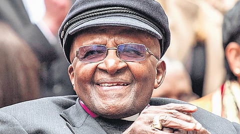 South African anti-Apartheid icon Archbishop Desmond Tutu